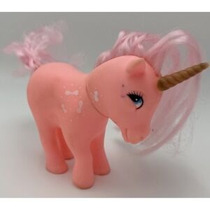 Vintage My Little Pony Totsy Unicorn 1983 Unicorn Pegasus Clone Pink Hong Kong